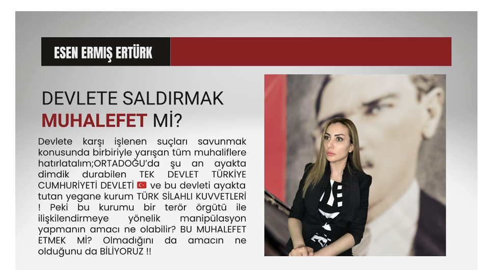 DEVLETE SALDIRMAK MUHALEFET ETMEK DEĞİLDİR!