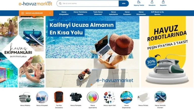 E-Havuz Market, Havuz Mekanik Sistemleri ve Robotik Temizlikte Teknik Deneyimi Dijital Hizmetle Buluşturuyor
