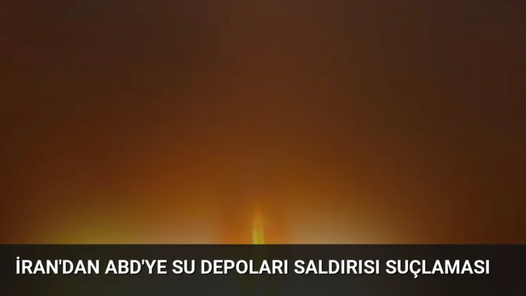 İran’dan ABD’ye Su Depoları Saldırısı Suçlaması