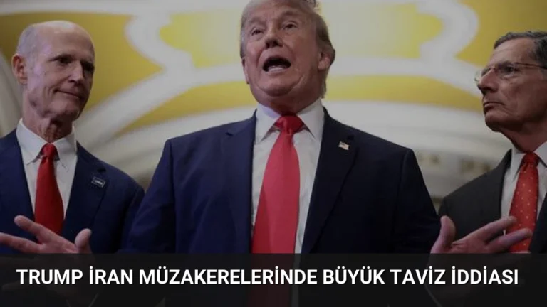 Trump İran Müzakerelerinde Büyük Taviz İddiası