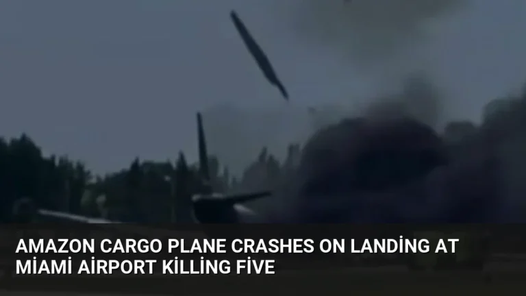 Amazon Cargo Plane Crashes on Landing at Miami Airport Killing Five