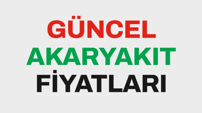 1 Kasım 2026 Akaryakıt Fiyatları: Benzine 4,15 TL, Mazota 3,60 TL Zam