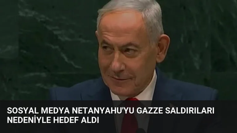 Sosyal Medya Netanyahu’yu Gazze Saldırıları Nedeniyle Hedef Aldı